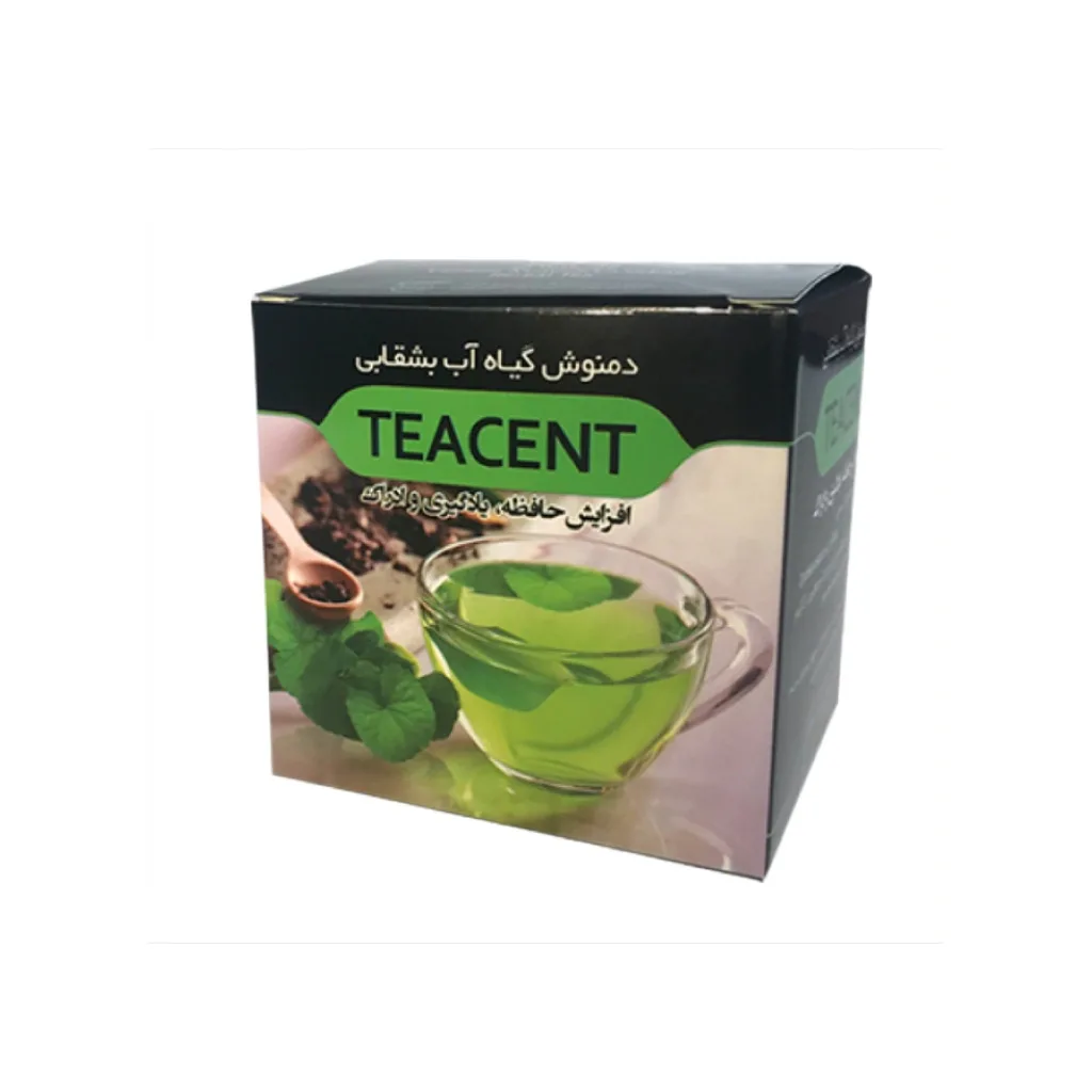 خرید دمنوش گیاهی آب بشقابی تیسنت (۲۰ تی‌بگ)‌ [تی سنت] [Tea Cent] [Teacent] (ترانه‌های شفابخش)