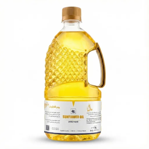 خرید روغن مغز آفتابگردان آشپزی طبیعی زادمهر (٪۰.۶۴ اسیدیته)
